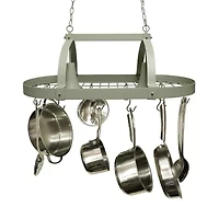 All the Rages Nickel Pot Rack Pendant Light