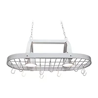 All the Rages Nickel Pot Rack Pendant Light