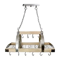 2lt Wooden Potack With Downlight Pendant Light