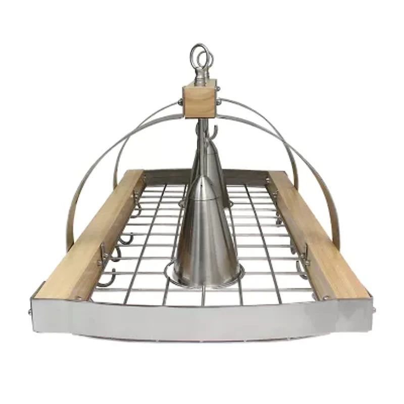 2lt Wooden Potack With Downlight Pendant Light