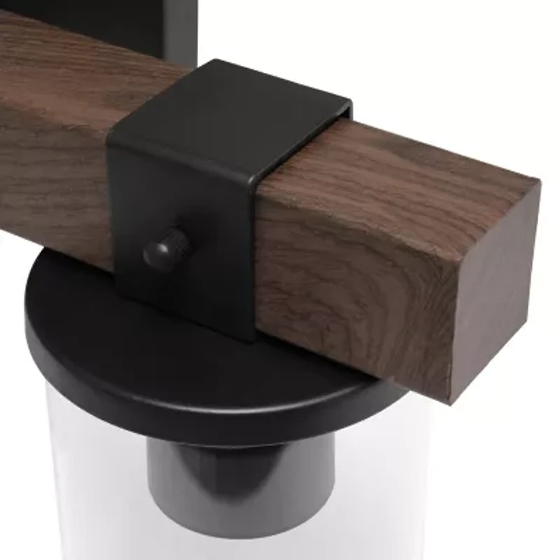 All the Rages 3-Light Vanity With Restored Wood Look Light