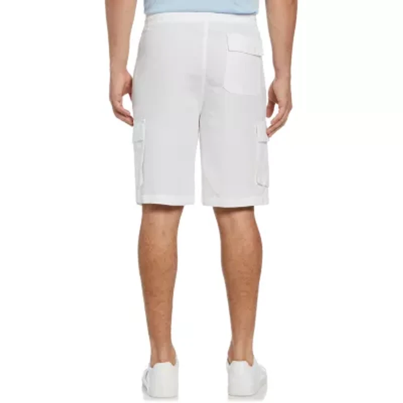 Cubavera Linen Blend Cargo Mens 10" Deck Short