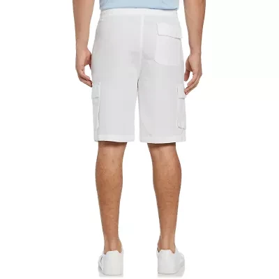 Cubavera Linen Blend Cargo Mens 10" Deck Short