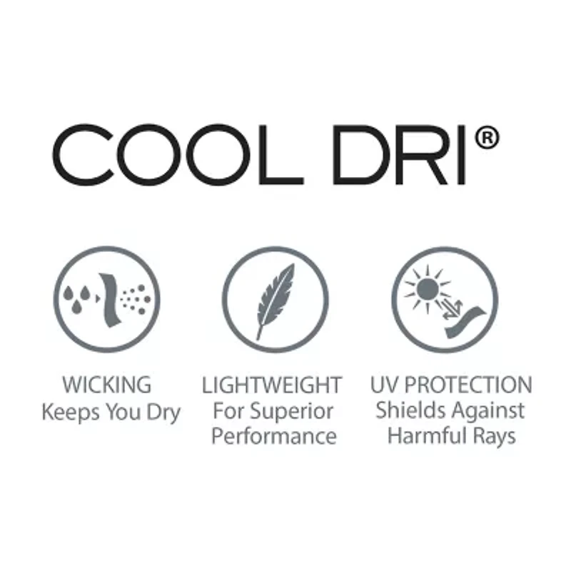 Hanes Womens Cool-DRI V Neck Short Sleeve Performance T-Shirt