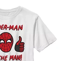 Little & Big Kid Boys Crew Neck Short Sleeve Slim Fit Spiderman Graphic T-Shirt
