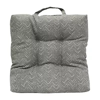 Outdoor Dècor Chevron Print With Handle Water Resistant Adirondack Cushion