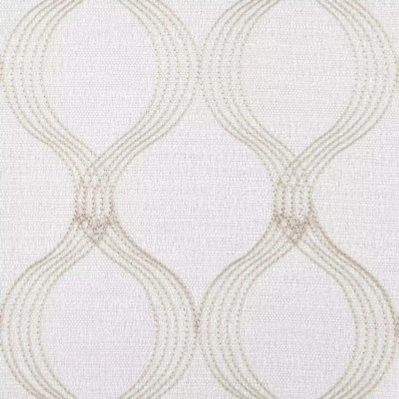 Max Blackout Prescott Grommet Top Embroidered 100% Single Curtain Panel