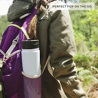 Joyjolt Triple Insulated Water With Flip Lid & Sport Straw - 22 Oz Oz. Bottle