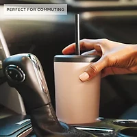 Joyjolt Insulated Tumbler With Flip Lid And Straw - 20 Oz Oz. Water Bottle