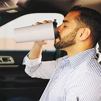 Joyjolt Insulated Tumbler With Flip Lid And Straw - 20 Oz Oz. Water Bottle