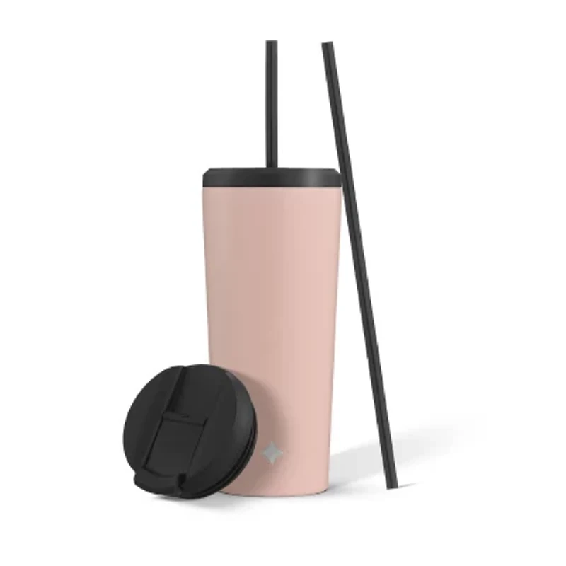 Joyjolt Insulated Tumbler With Flip Lid And Straw - 20 Oz Insulated 20 Oz. Water Bottle