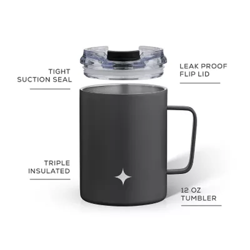 Joyjolt Vacuum Insulated Tumbler With Lid & Handle - 12 Oz