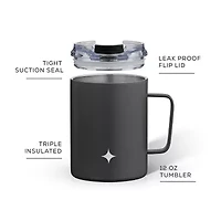 Joyjolt Vacuum Insulated Tumbler With Lid & Handle - 12 Oz