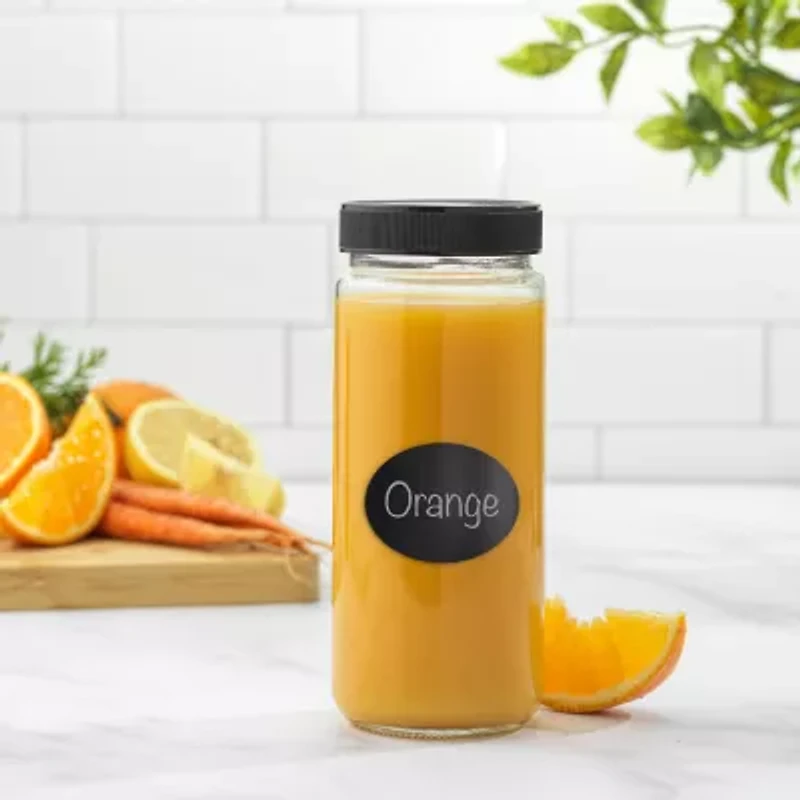 Joyjolt Reusable Glass Juice With Lids 16oz 8-pc. Food Container