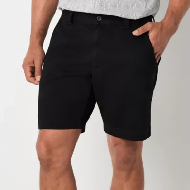St. John's Bay Mens 9" Mid Rise Stretch Fabric Chino Short
