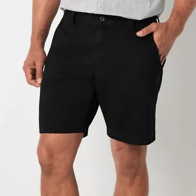 St. John's Bay Mens 9" Mid Rise Stretch Fabric Chino Short