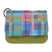 Julia Buxton Mini Flap Card Case Womens RFID Blocking Wallet
