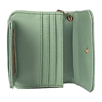 Julia Buxton Mini Flap Card Case Womens Rfid Blocking Wallet