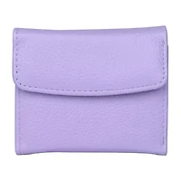 Julia Buxton Mini Trifold Womens RFID Blocking Trifold Wallet