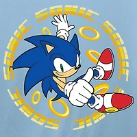 Little & Big Kid Boys Crew Neck Short Sleeve Regular Fit Sonic the Hedgehog Graphic T-Shirt