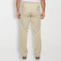 St. John's Bay Seated Adjustable Leg Mens Adaptive Adjustable Features Easy-on + Easy-off Regular Fit Flat Front Pant