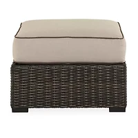Signature Design by Ashley® Coastline Bay Outdoor Ottoman with Cushion
