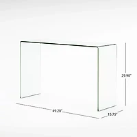 Cadyn Glass Console Table