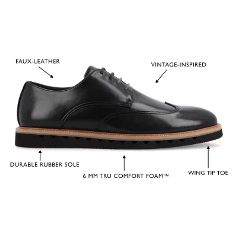 Vance Co Evander Mens Wing Loafers