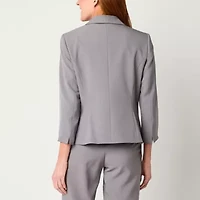 Black Label by Evan-Picone Womens Classic Fit Suit Jacket