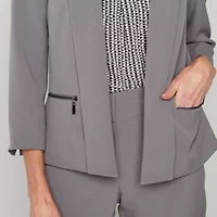 Black Label by Evan-Picone Womens Classic Fit Suit Jacket