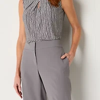 Black Label by Evan-Picone Womens Classic Fit Straight Suit Pant