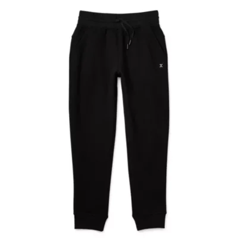 Xersion Little & Big Kid Boys Cuffed Mid Rise Regular Fit Fleece Jogger Pant