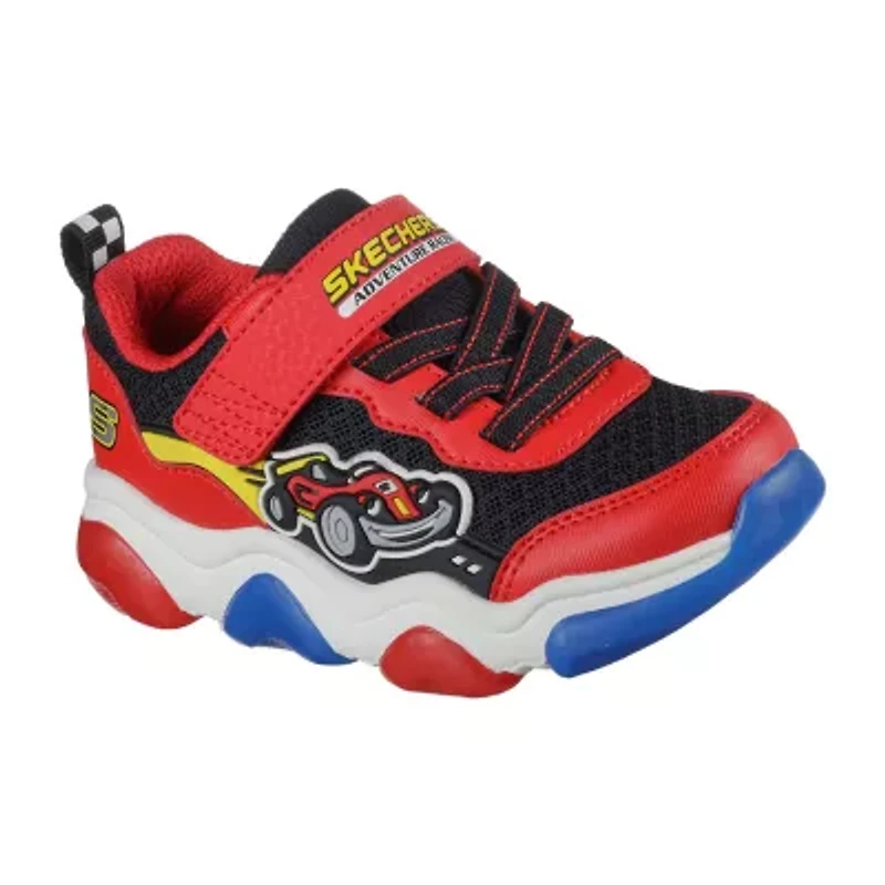 Skechers Mighty Glow 2.0 Dino Bolt Toddler Boys Sneakers