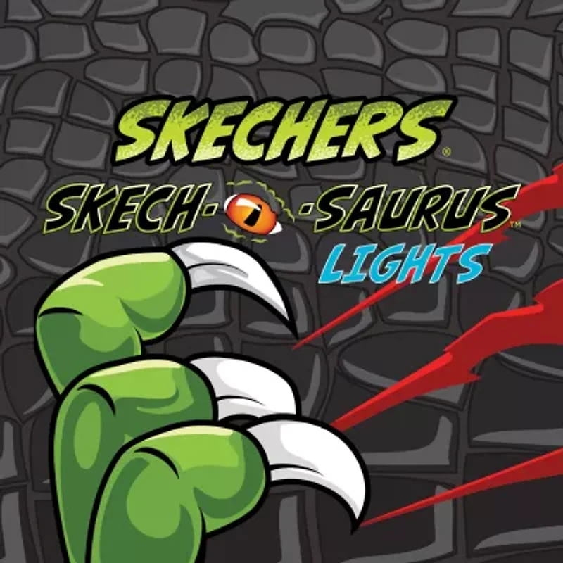 Skechers Mighty Glow 2.0 Dino Bolt Toddler Boys Sneakers