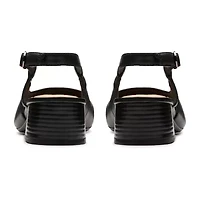 Clarks Marilyn Rose Womens Cap Closed Toe Block Heel Pumps