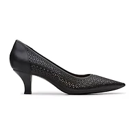 Clarks Kepley Sky Womens Pointed Closed Toe Kitten Heel Pumps