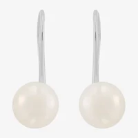 Limited Quantities! Womens Dyed White Cultured Freshwater Pearl Sterling Silver Drop Earrings