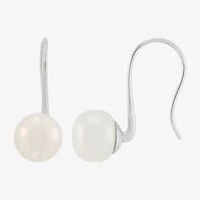 Limited Quantities! Womens Dyed White Cultured Freshwater Pearl Sterling Silver Drop Earrings