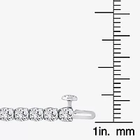 (Si2/F) Womens 7 Ct.T.W. Lab Grown White Diamond 10K Gold 7 Inch Tennis Bracelet