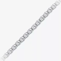 (Si2/F) Womens 7 Ct.T.W. Lab Grown White Diamond 10K Gold 7 Inch Tennis Bracelet