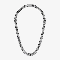 Bulova Mens Stainless Steel 24 Inch Curb Chain Necklace
