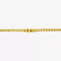 Bulova Mens Stainless Steel Inch Link Chain Necklace