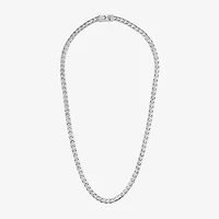 Bulova Mens Stainless Steel 22 Inch Link Chain Necklace
