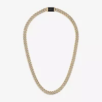 Bulova Mens Stainless Steel 24 Inch Curb Chain Necklace