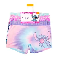Little & Big Kid Girls Lilo Stitch 4 Pack Multi-Pack Boyshort Panty Gabp61007
