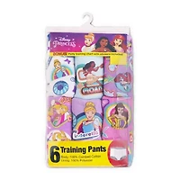 Toddler Girls Princess 6 Pack Brief Panty Gtp7135