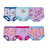 Toddler Girls Princess 6 Pack Brief Panty Gtp7135