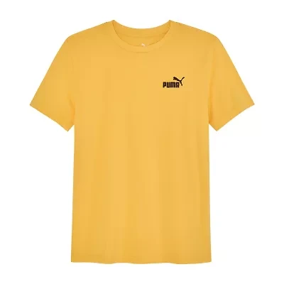 PUMA Big Kid Boys Crew Neck Short Sleeve Regular Fit Graphic T-Shirt