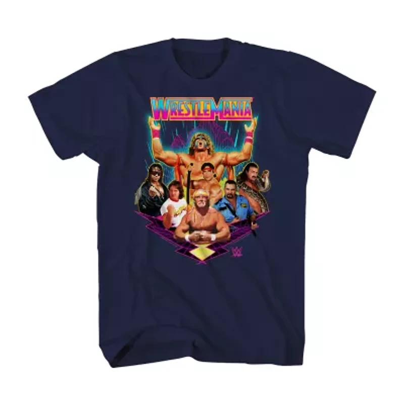 Mens Short Sleeve WrestleMania Graphic T-Shirt