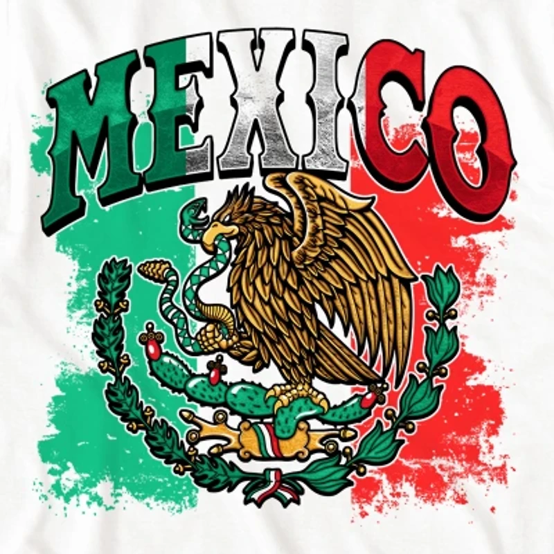 Mens Short Sleeve Mexico Graphic T-Shirt